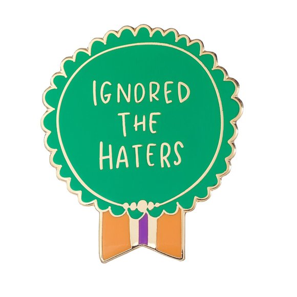 Ignored the Haters Pin - Picture 2 of 3